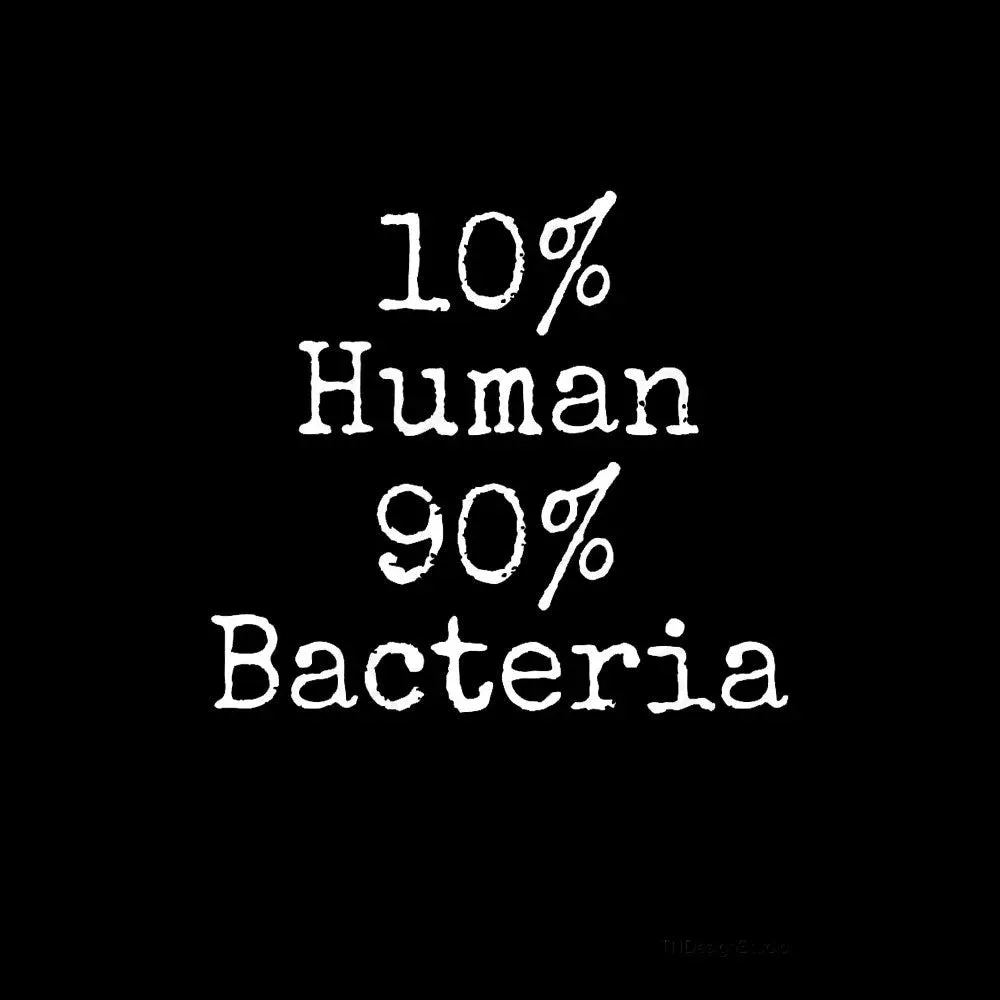 10% Human 90% Bacteria Nerd T-Shirt