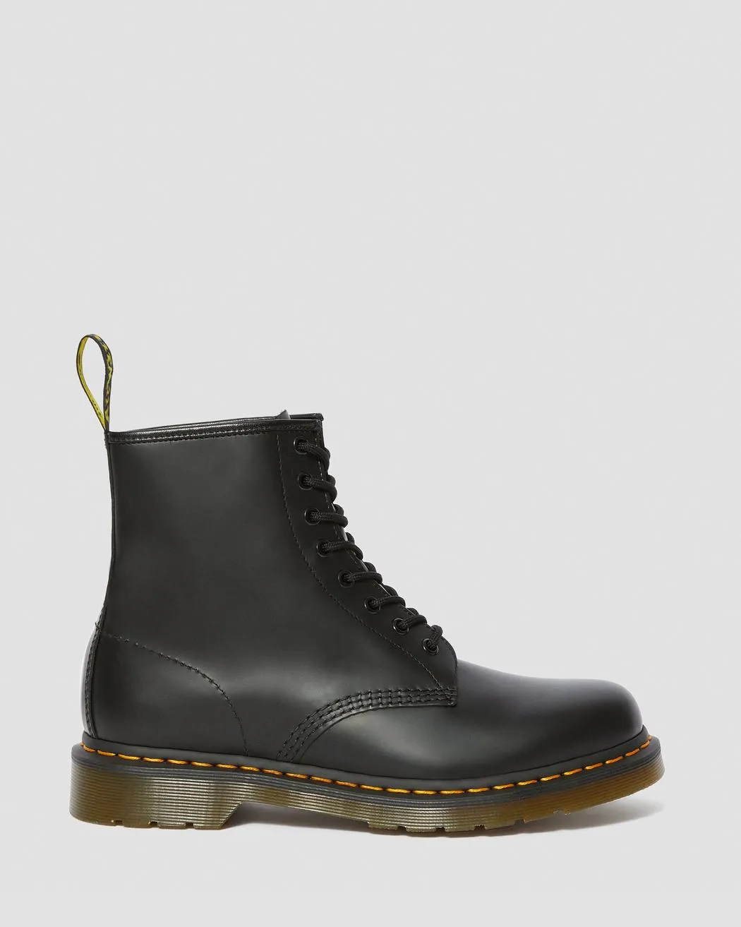 1460 Black Smooth Dr. Marten 8 Eye Boots