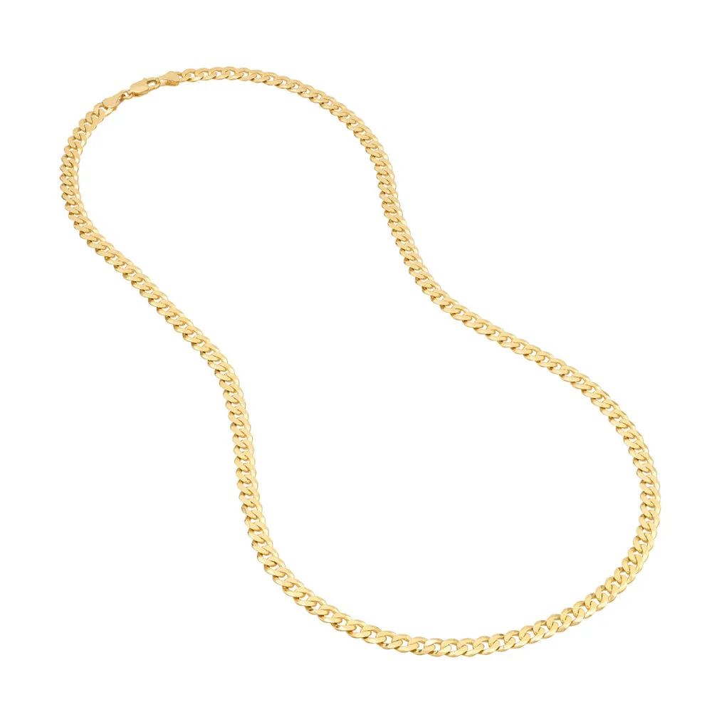 14k Gold Cuban Chain, 22"