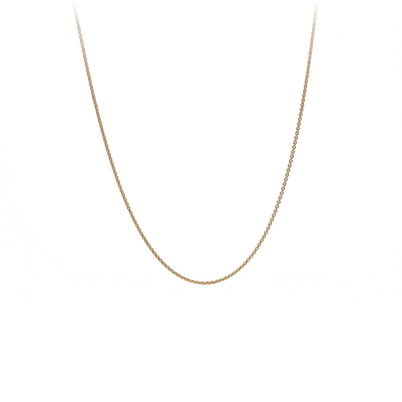 14K Gold Fine Cable Chain - 16" or 18"