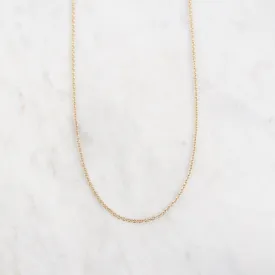 14k Yellow Gold Chain ~ 16" 1.3mm