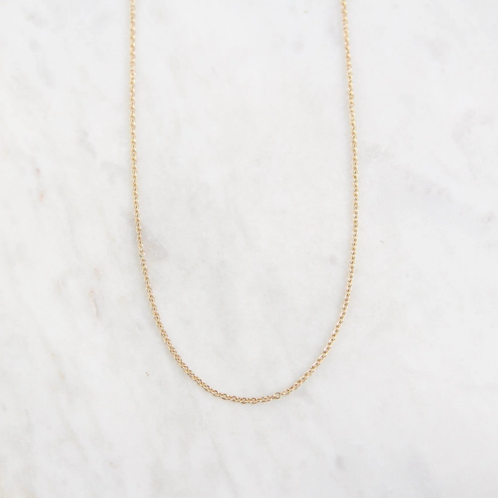 14k Yellow Gold Chain ~ 16" 1.3mm