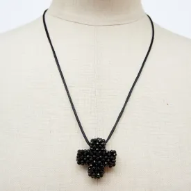 1519 - Cube Necklace in Black