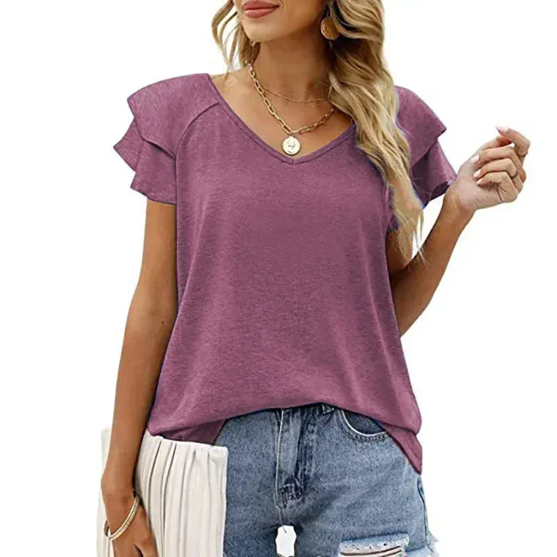 2024 Casual Short Sleeve Sweatshirt for Female