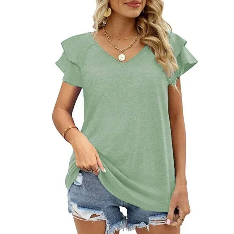 2024 Casual Short Sleeve Sweatshirt for Female