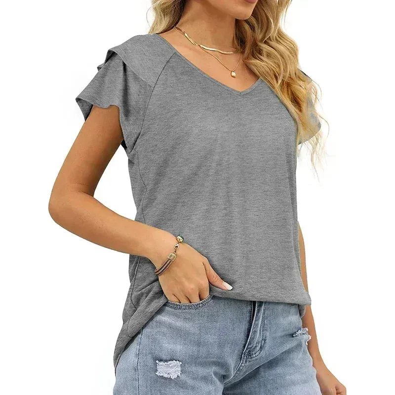 2024 Casual Short Sleeve Sweatshirt for Female