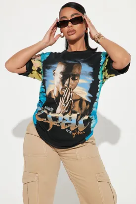 2PAC Tie Dye T-Shirt - Black/combo