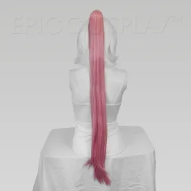 35" Princess Pink Mix Straight Ponytail Clipon