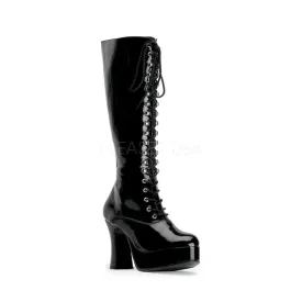 4 Inch Heel Exotica-2020 Black Patent