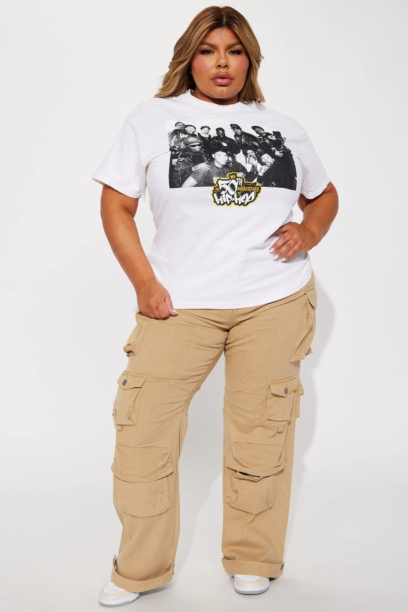 50th Anniversary Of Hip Hop Graphic Tee - Taupe