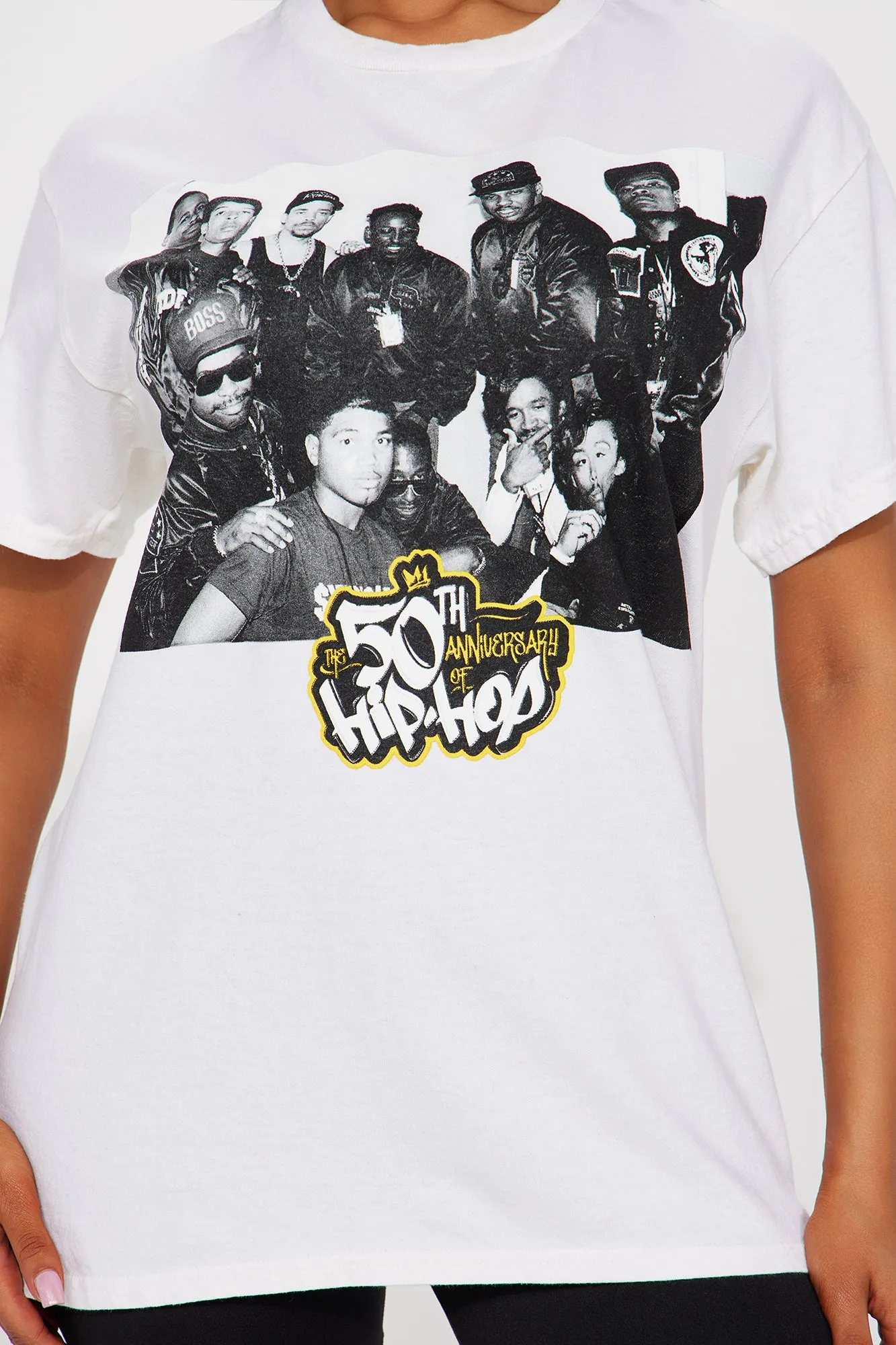 50th Anniversary Of Hip Hop Graphic Tee - Taupe