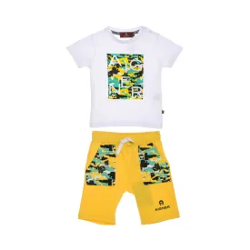 Aigner Kids Baby Boy's T-Shirt and Short Set