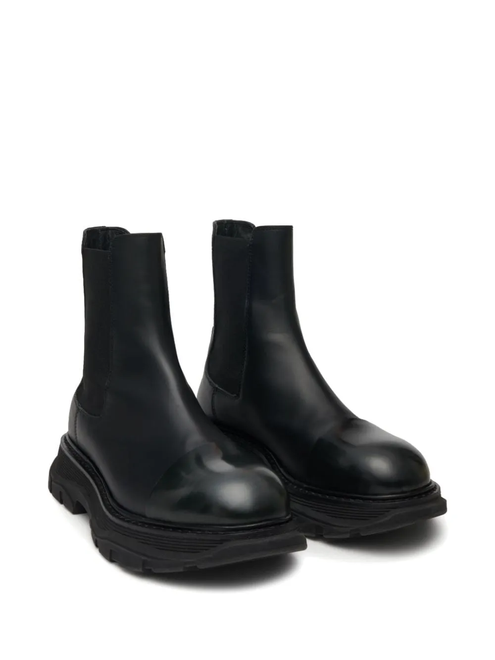 ALEXANDER MCQUEEN Men's 2024 Spring/Summer Black Boots