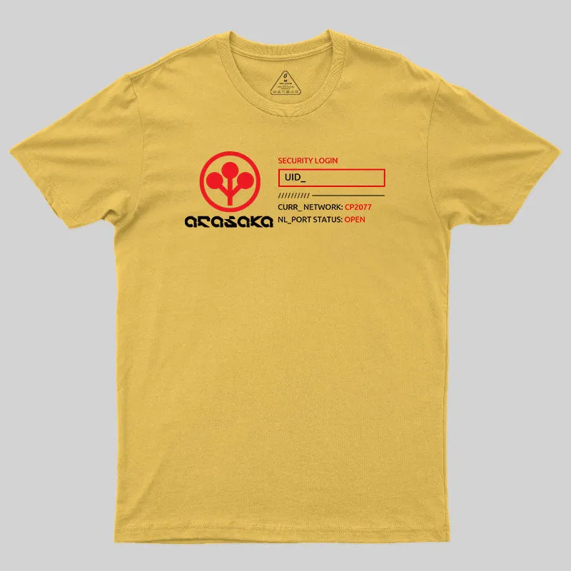 Arasaka Terminal-Cyberpunk 2077 T-Shirt