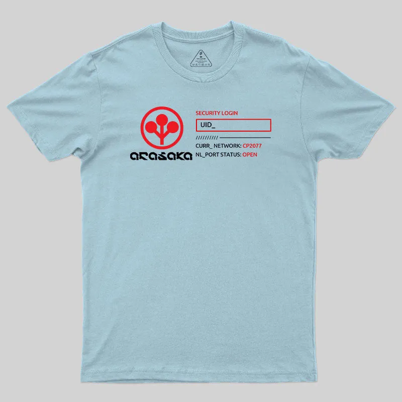 Arasaka Terminal-Cyberpunk 2077 T-Shirt