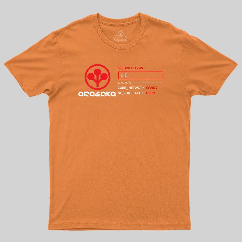 Arasaka Terminal-Cyberpunk 2077 T-Shirt