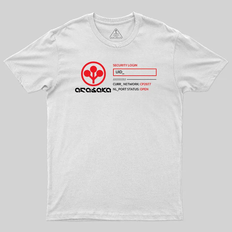 Arasaka Terminal-Cyberpunk 2077 T-Shirt