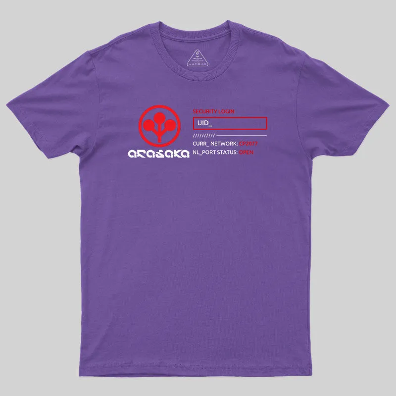 Arasaka Terminal-Cyberpunk 2077 T-Shirt