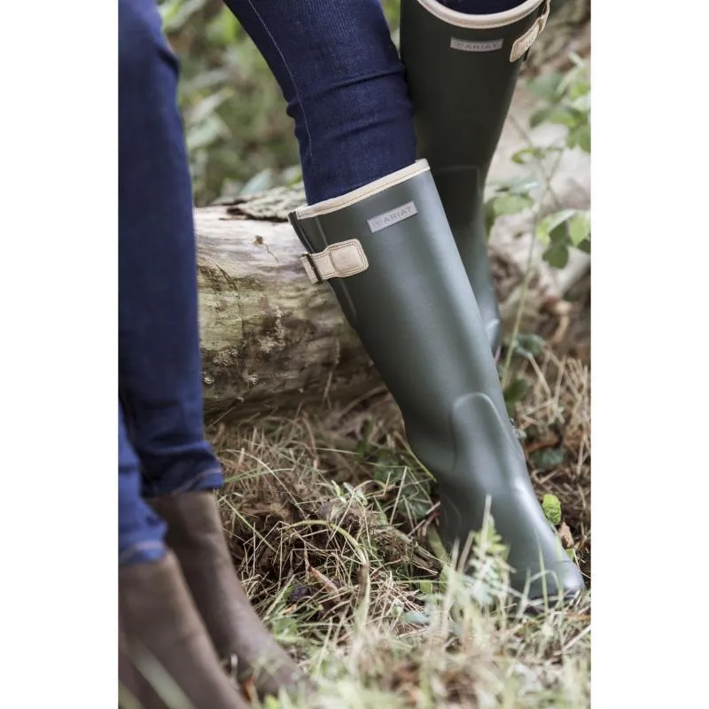 Ariat Ladies Burford Wellington Boot - Olive Green