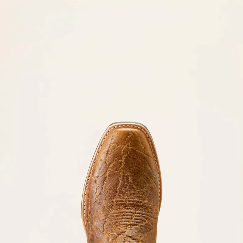 Ariat Men's Stadtler Western Boot in Smoked Tan/Aging Barrel