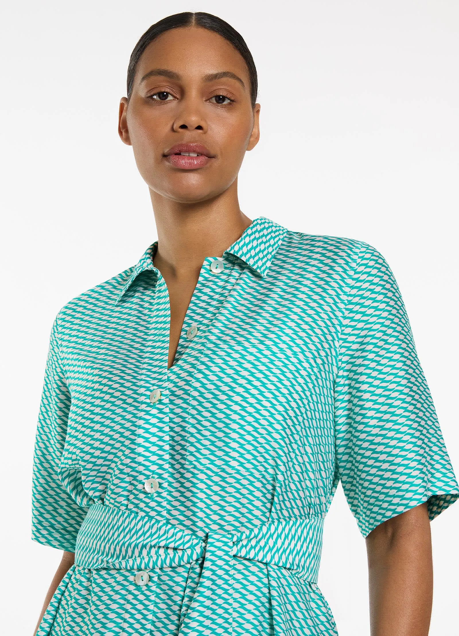 Asceno Short Sleeve Shirt - Mineral