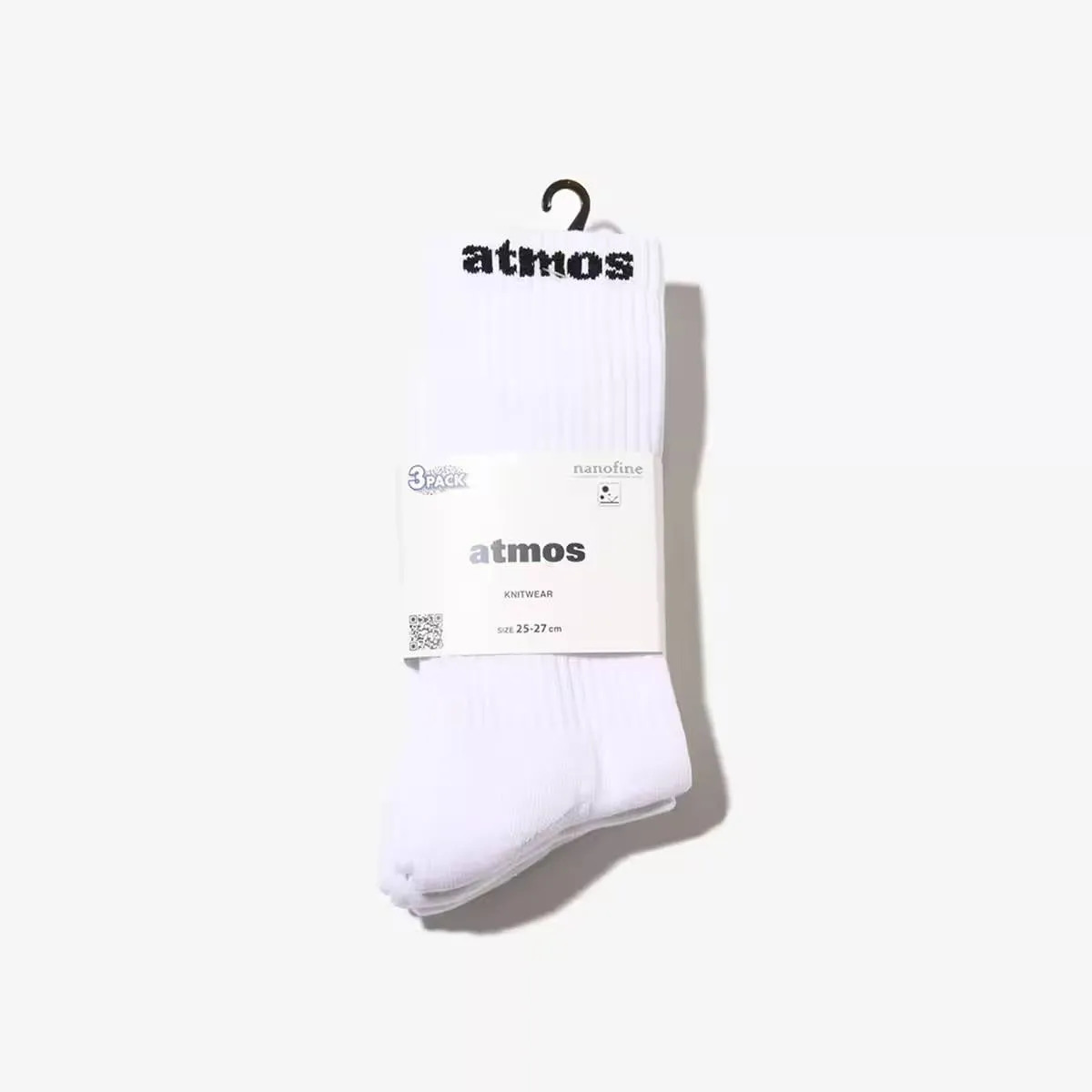 ATMOS SMALL JACQUARD LOGO 3P SOCKS