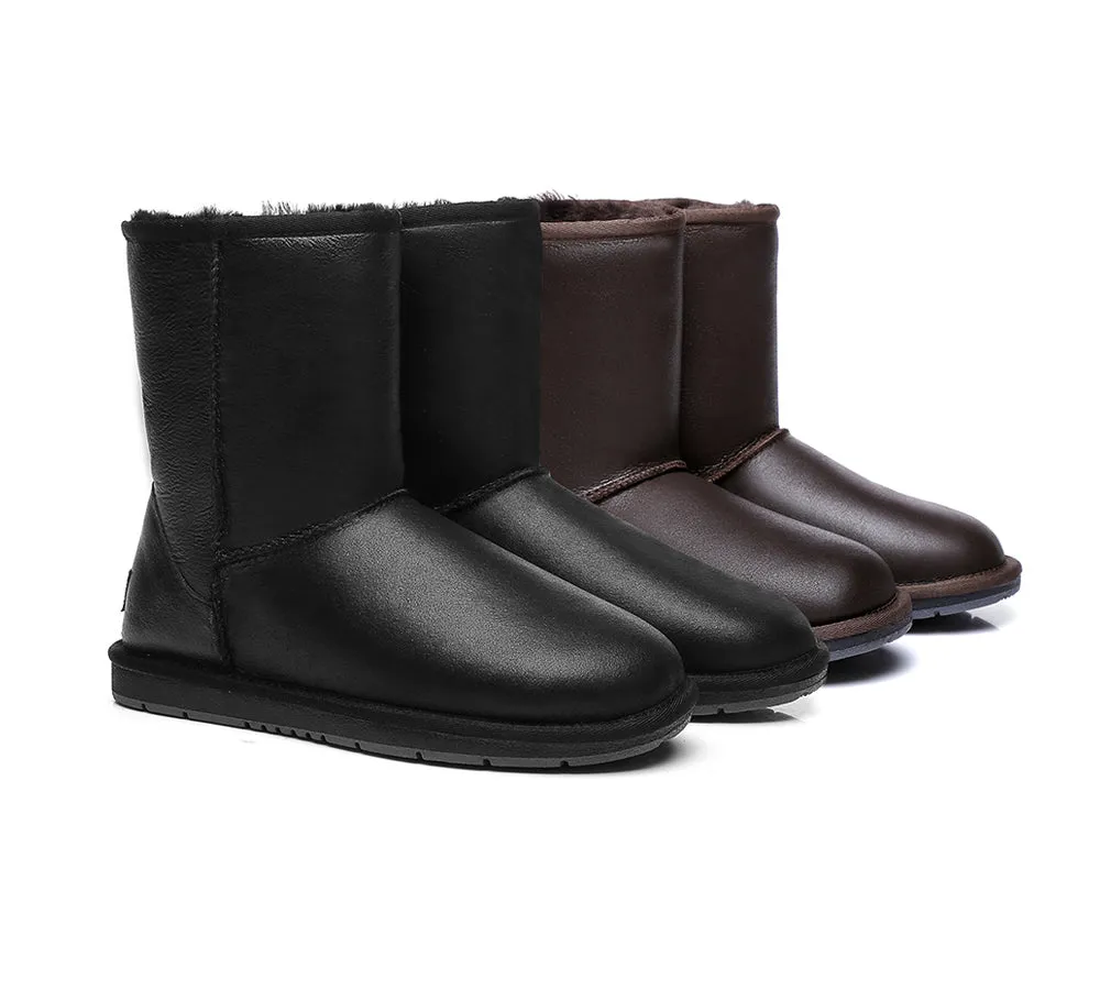 Australia Premium Sheepskin Unisex Short Classic Nappa Water Resistant Boots