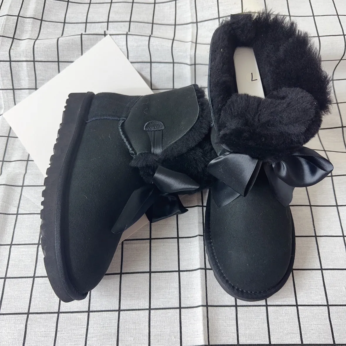 Autumn and winter snow boots Lolita plus velvet short boots