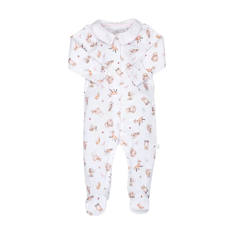 Baby Sleeper Onsie - 0-3 Mos - Forest Animals -LTW-BG001