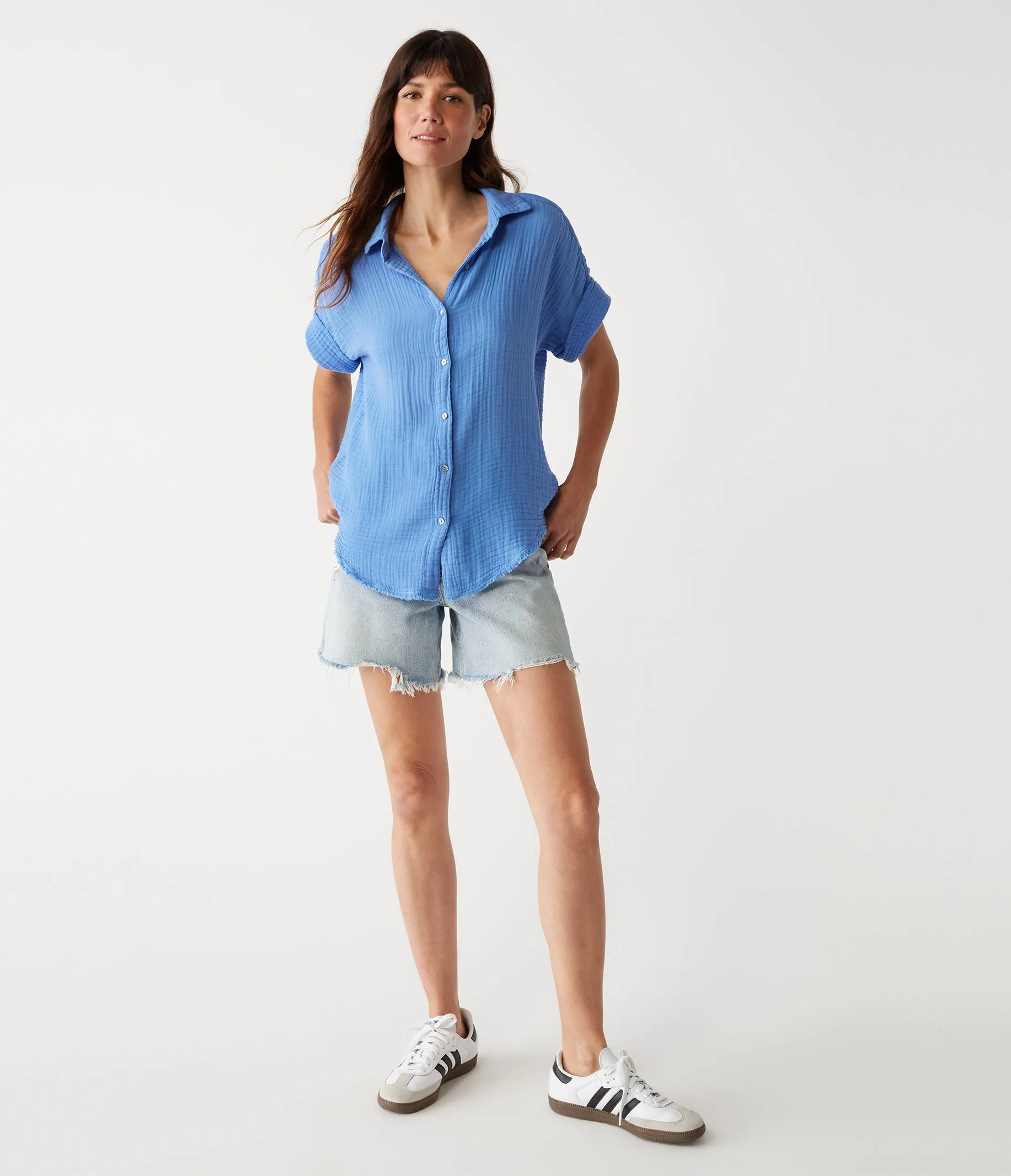 Bailey Gauze Button Down Shirt