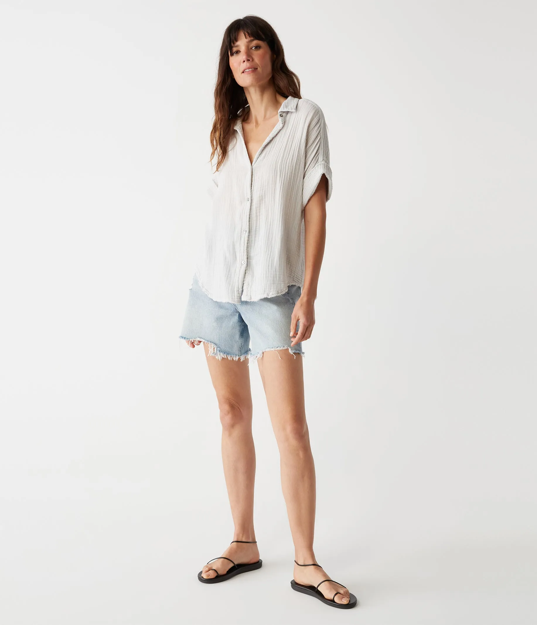 Bailey Gauze Button Down Shirt