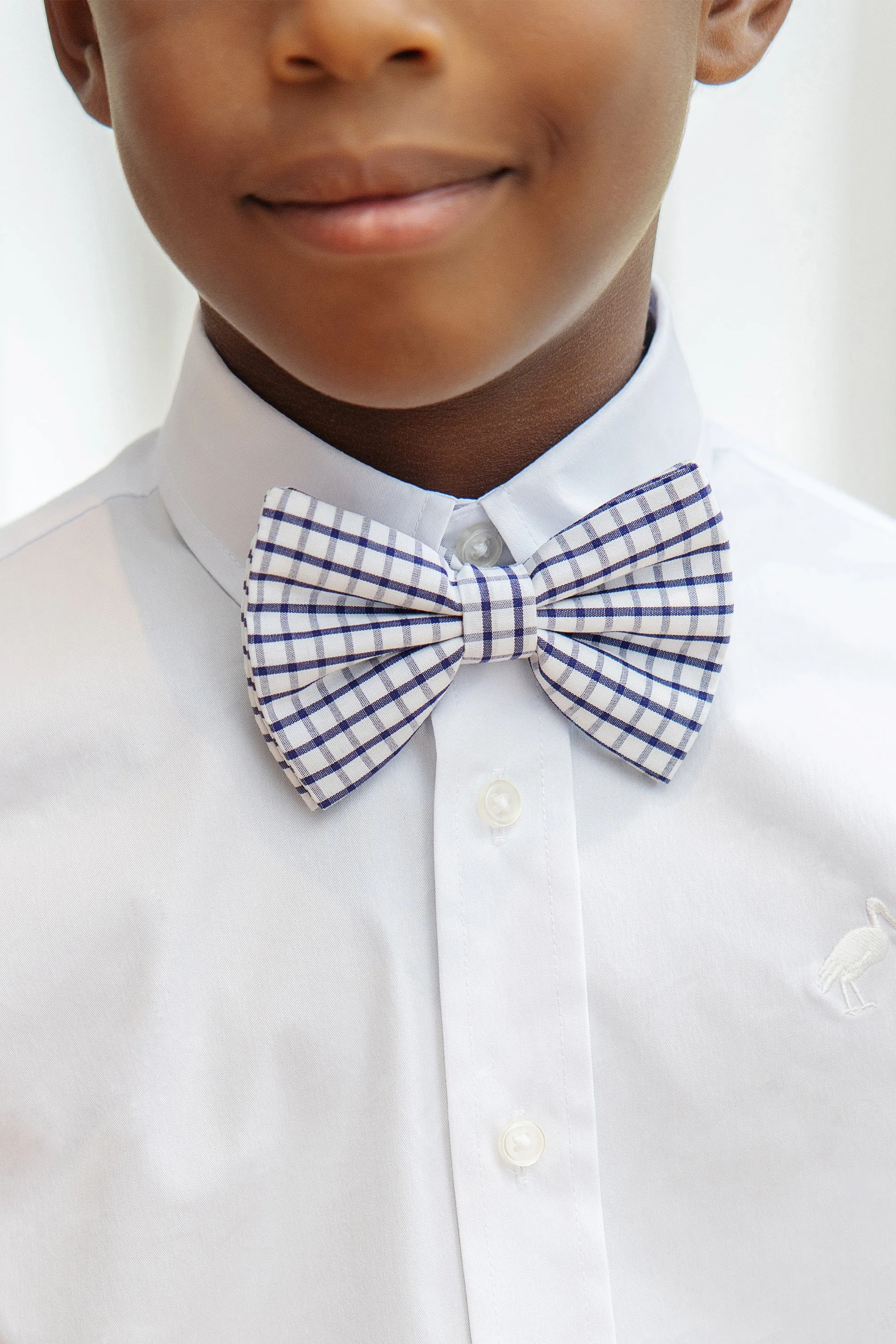 Baylor Bowtie - Nantucket Navy Windowpane