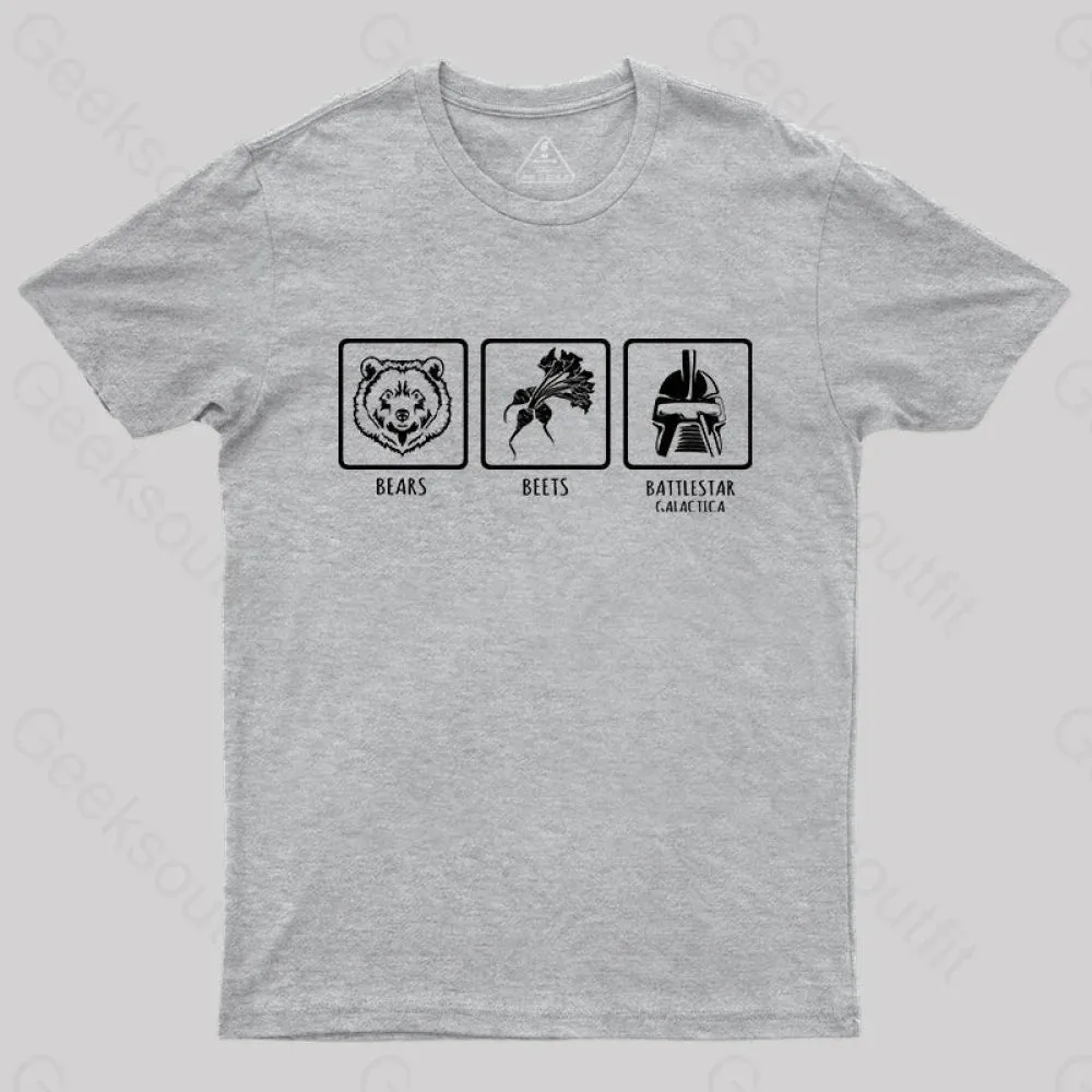 Bears Beets Battlestar Galactica T-Shirt