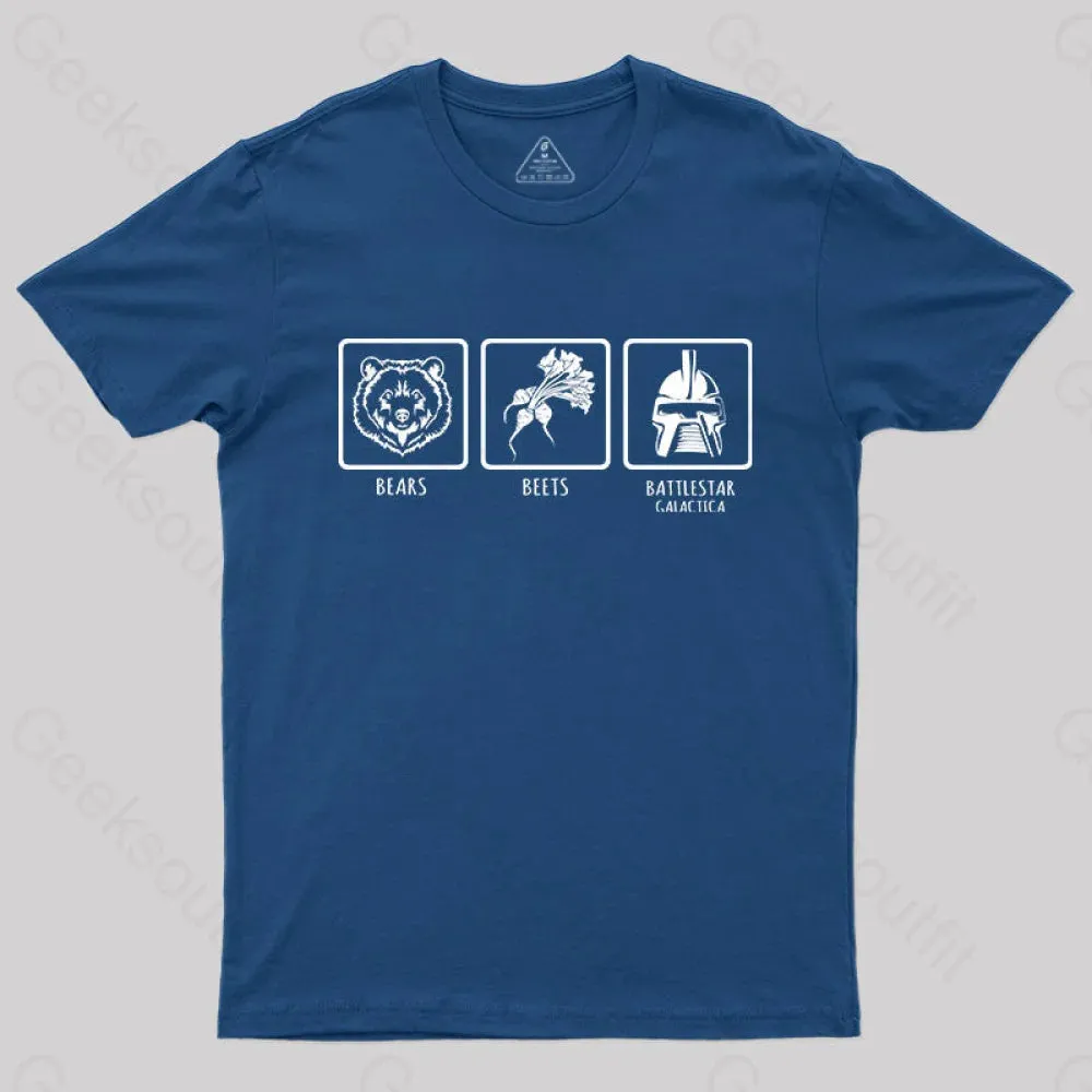 Bears Beets Battlestar Galactica T-Shirt