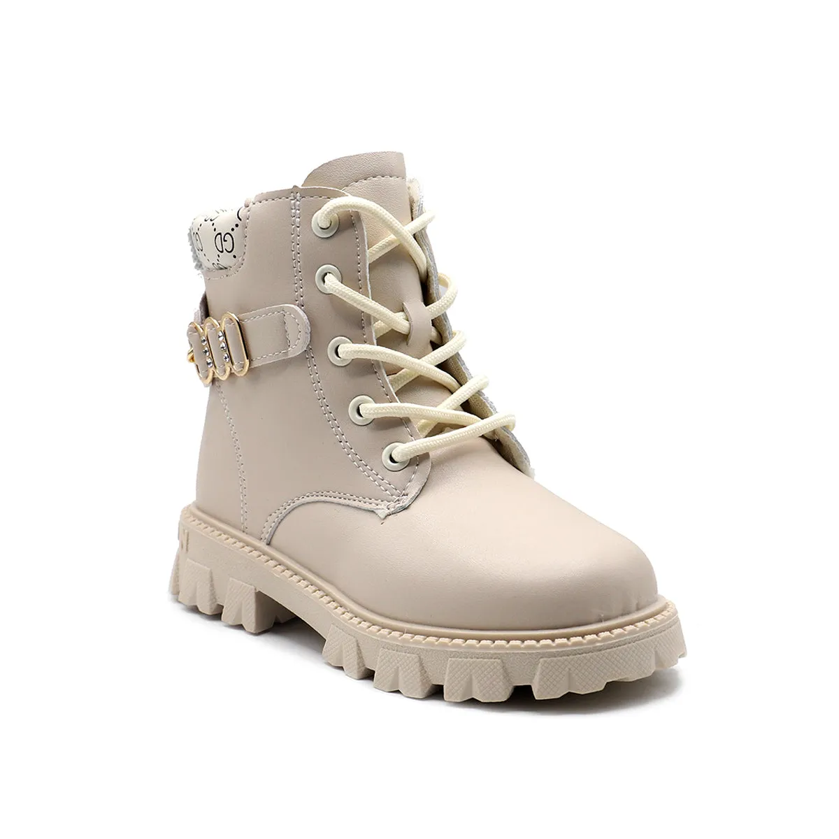 Beige Casual Boots G60017