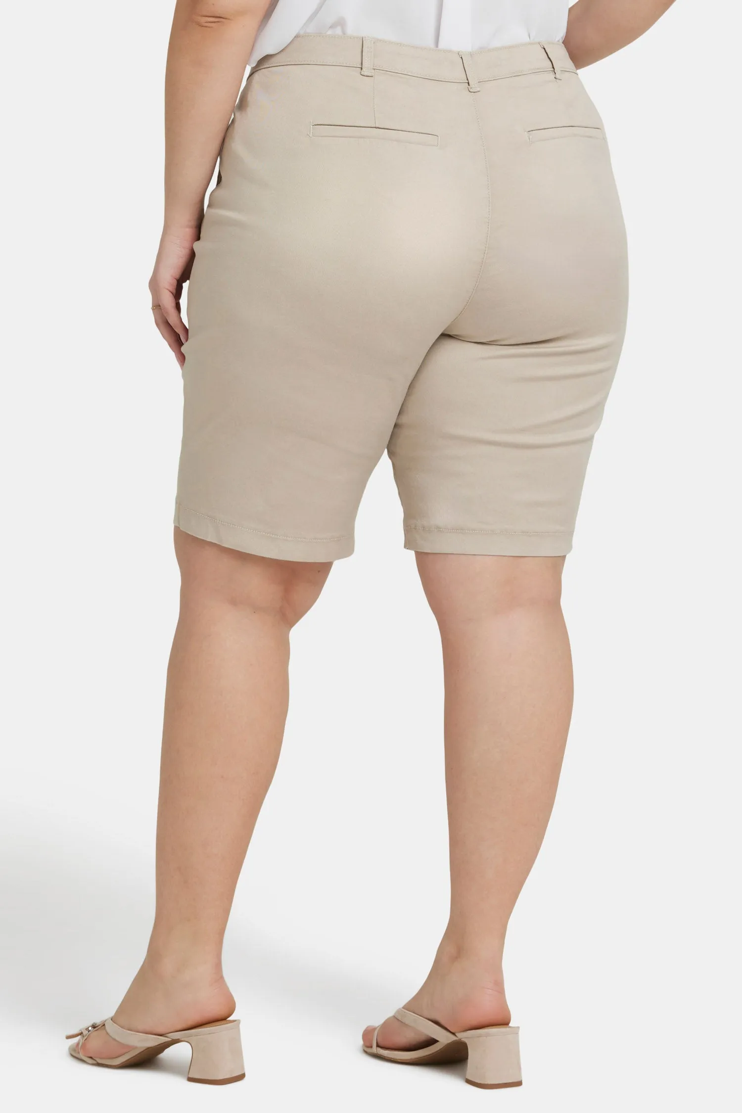 Bermuda Shorts in Plus Size - Feather