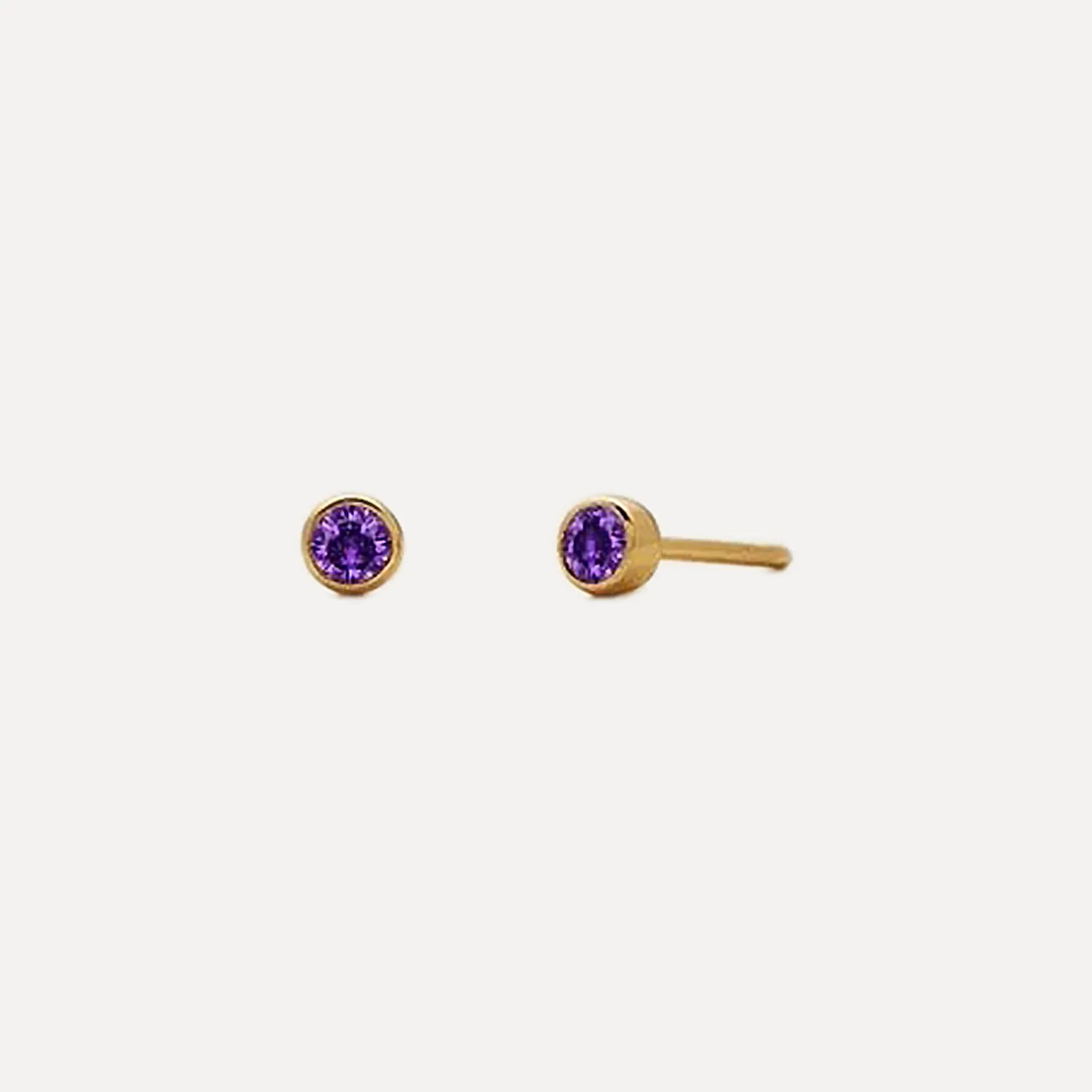 Birthstone Stud Earrings