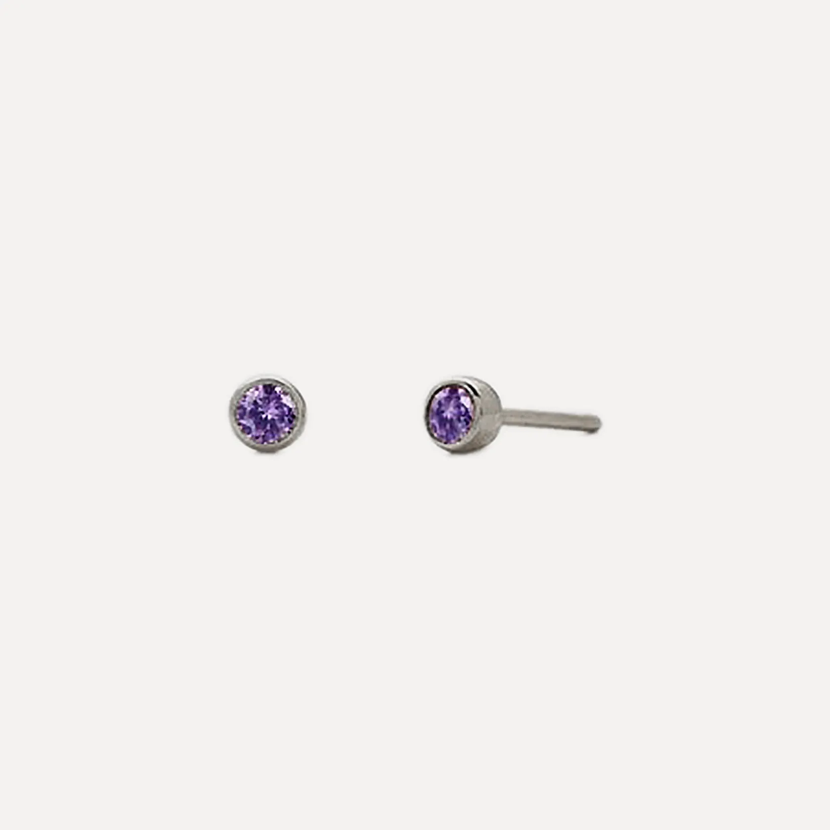 Birthstone Stud Earrings