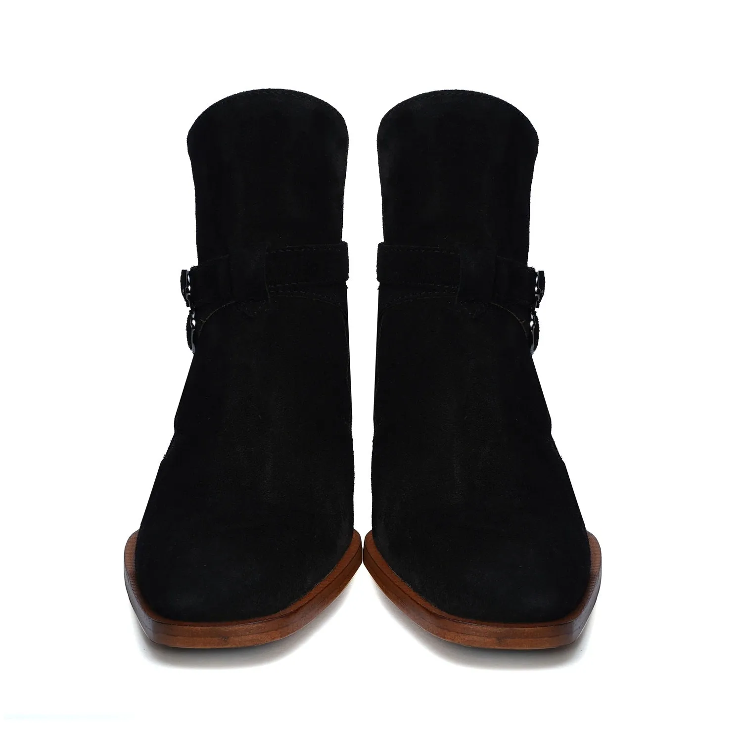 Black Suede Jodhpuri Boot