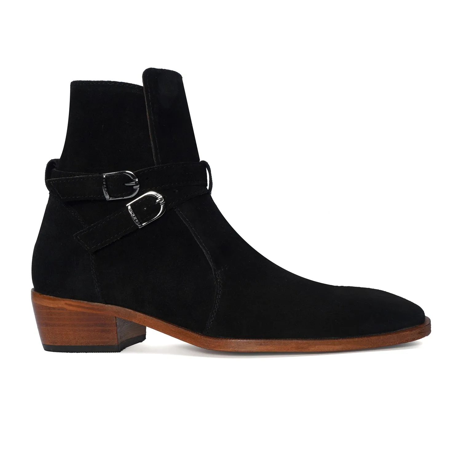 Black Suede Jodhpuri Boot