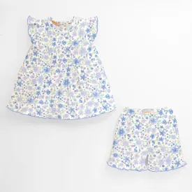 Blossom in Blue Short Set