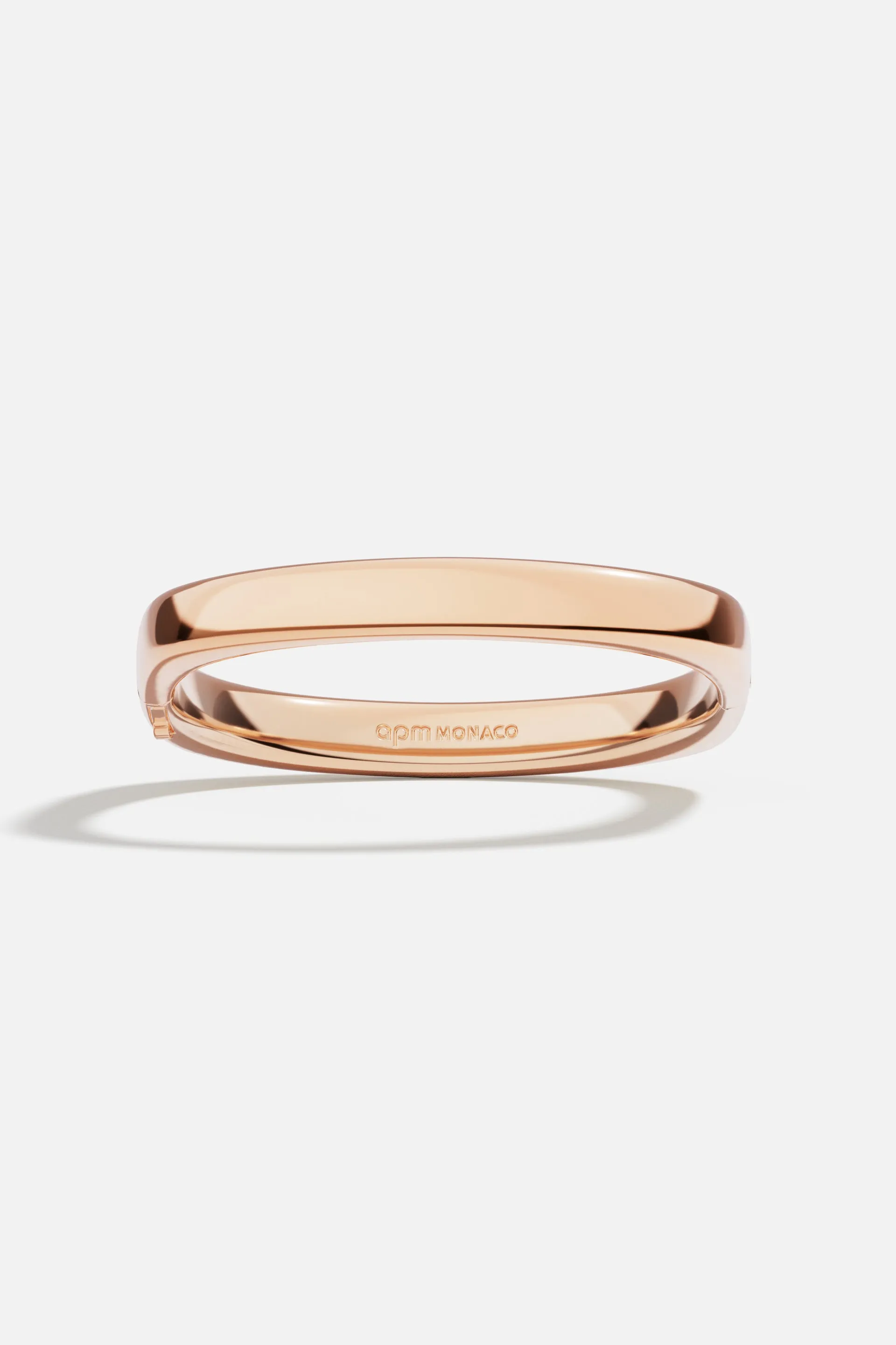 Bold Rose Gold Square Bangle