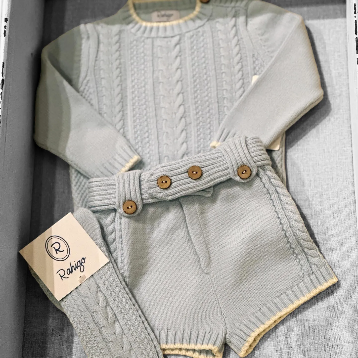 Boy's Baby Blue Short Set