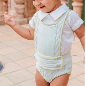 Boys Mint Green Romper