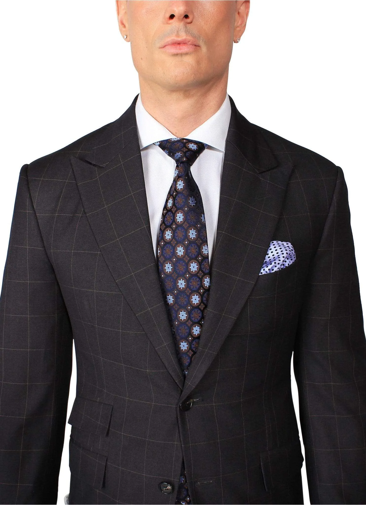 Brown Monaco Windowpane