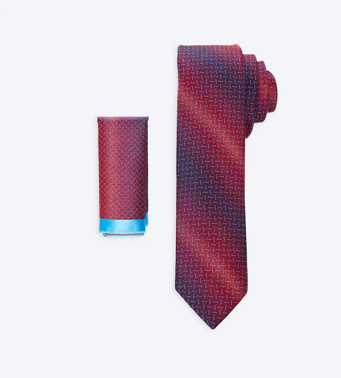 Burgundy-Purple Multicolor Tie