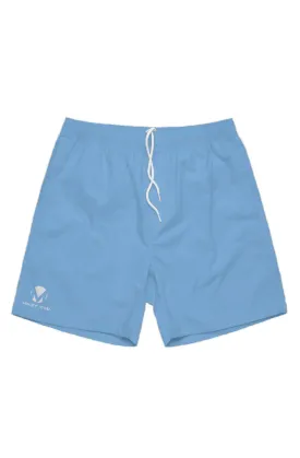 Carolina Blue Monogram Short Shorts