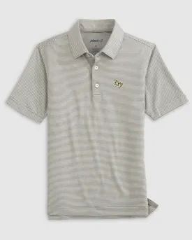 Central Florida Lyndonn Jr. Striped Jersey Performance Polo