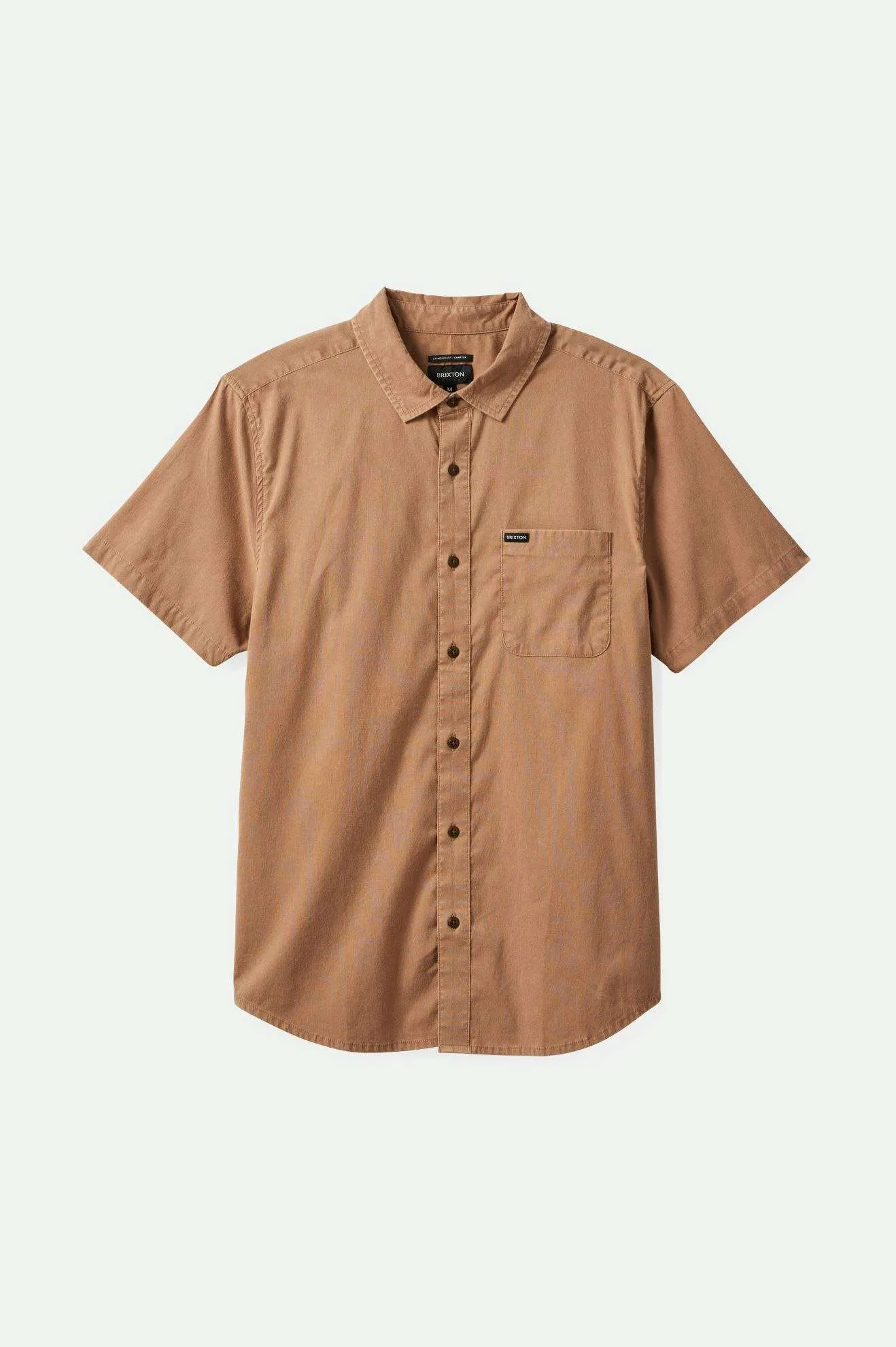 Charter Sol Wash S/S Woven Shirt - Burro Brown Sol Wash