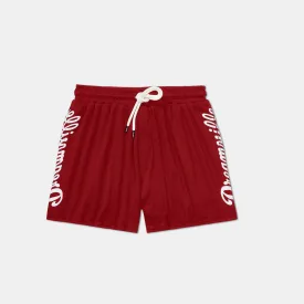 Classic Maroon Hoop Short